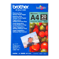 Brother BP-71GA4 papel fotográfico A4 Azul, Rojo