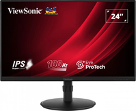 Viewsonic Display VG2408A monitor komputerowy 61 cm (24") 1920 x 1080 px Full HD LED Czarny