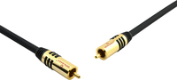 OEHLBACH D1C21533 audio kabel 3 m RCA Zwart, Goud