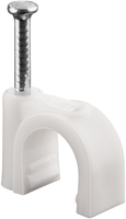 Goobay Cable Clip 9 mm, white