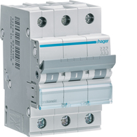 Hager MCN302 Stromunterbrecher Miniatur-Leistungsschalter 3 3 Modul(e)