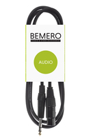Bemero BAC4015-75BK Audio-Kabel 0,75 m XLR (3-pin) 6.35mm Schwarz