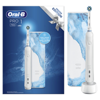 Oral-B PRO 1 - 750 Erwachsener Rotierende-vibrierende Zahnbürste Weiß