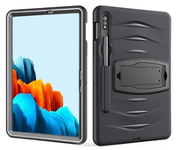 JLC Samsung Tab S7 Plus Turtle Case - Black