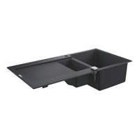 GROHE K500 Top-mounted sink Rectangular Quartz composite