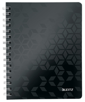 Leitz WOW writing notebook A5 80 sheets Black