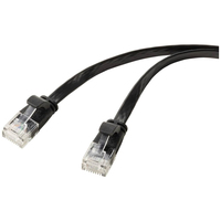 Renkforce RF-5771530 hálózati kábel Fekete 0,5 M Cat6 U/UTP (UTP)