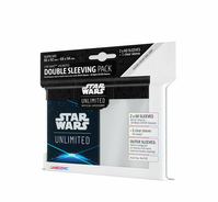 Asmodee Star Wars: Unlimited Art Sleeves Double Sleeving Pack - Space Blue Deck sleeve