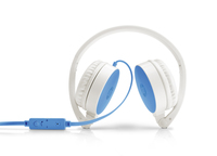 HP H2800 Headset Vezetékes Fejpánt Hívás/zene Kék, Fehér