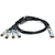 AddOn Networks ADD-Q28MXS28IN-P1M InfiniBand/fibre optic cable 1 m QSFP28 4xSFP28 Black