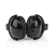 Nedis HPBT4000BK écouteur/casque Avec fil &sans fil Arceau Musique/Quotidien USB Type-C Bluetooth Noir