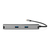 Nedis CCBW64230AT02 laptop dock & poortreplicator USB 3.2 Gen 1 (3.1 Gen 1) Type-C Antraciet