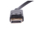Uniformatic 0.2m DisplayPort/DVI-I 0,2 m Negro