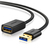 Ugreen 10368 USB-kabel 1 m USB 3.2 Gen 1 (3.1 Gen 1) USB A Zwart