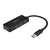 StarTech.com ST4300MINI hálózati csatlakozó USB 3.2 Gen 1 (3.1 Gen 1) Type-A 5000 Mbit/s Fekete