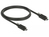 DeLOCK 83719 kabel USB 1 m USB 3.2 Gen 2 (3.1 Gen 2) USB C Czarny