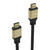 Inca IHD-02 HDMI-Kabel 2 m HDMI Typ A (Standard) Schwarz, Gold