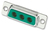 Harting 09 69 200 0033 wire connector D-Sub 2 Green, Metallic