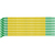 Brady SCNG-09-GRS Kabelmarkierer Schwarz, Gelb Nylon 300 Stück(e)