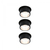 Paulmann Gil Coin Surfaced lighting spot Black, Brushed iron LED G
