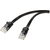 Renkforce RF-5771530 hálózati kábel Fekete 0,5 M Cat6 U/UTP (UTP)