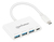 Manhattan USB-C Dock/Hub, Ports (4): USB-A (x3) and USB-C, 5 Gbps (USB 3.2 Gen1 aka USB 3.0), With Power Delivery (100W) to USB-C Port (Note additional USB-C wall charger and US...