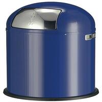 Abfallbehälter Abfallsammler Wesco Pushboy, 50 Liter, Farbe Grau
