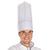 Kochmütze LE GRAND CHEF, Viskose-Vlies, Höhe 25cm, Farbe weiß, 50 Stück
