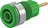 4 mm Sicherheitsbuchse grün SLB4-R