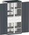 Produktbild - cubio Flügeltürschrank bestückt, Trennwand, 4 Schubladen, 6 Fachböden