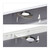 Relaxdays Papierhandtuchspender, für H2 Papierhandtücher, Wandmontage, Handtuchspender, HBT 20,5x27,5x10 cm, weiß/grau