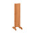 Relaxdays Rankgitter Holz, ausziehbar bis 275 cm, Rankhilfe Kletterpflanzen, Scherengitter freistehend, Garten, orange