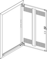 Blendrahmen + Tür für UP-VT,2x6-reihig GBRU26TL