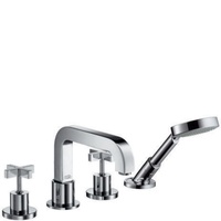 HANSGROHE 39453140 4-Loch Fliesenrandarmatur AXOR CITTERIO DN 15 m Kreuzgr. u R