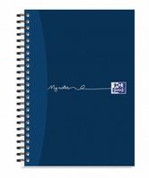 Oxford MyNotes Notebook Wirebound 90gsm Ruled Margin Perf Punched 2 Holes 200pp A5 Ref 100082372 [Pack 3]