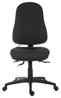 Ergo Comfort Air High Back Fabric Ergonomic Operator Office Chair without Arms Black - 9500AIRBLACK -