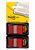 Post-it Index Medium Flags 25mm Red Dual Pack 50 Tabs Per Pack (Pack of 100 Tabs) 7000047687