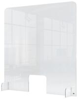 Nobo Plexiglass Counter Screen with hole 700x850mm
