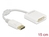 Adapter DisplayPort 1.1 Stecker zu DVI Buchse Passiv weiß, Delock® [61010]