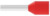 Isolierte Aderendhülse, 1,0 mm², 14 mm/8 mm lang, rot, 966902-2