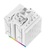 DeepCool CPU Cooler - AK620 Digital WH (28 dB; max, 117,21 m3/h; 4pin csatlakozó, 6 db heatpipe, 2x12cm, PWM, fehér)
