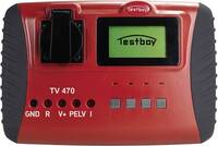 Testboy TV 470 Készülékteszter Kalibrált (DAkkS) VDE szabvány 0701-0702, 0751