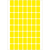 Vielzweck-Etiketten, zum Markieren, Adressieren, 12 x 18 mm, gelb