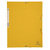 Sammelmappen mit Gummizug und 3 Klappen, Colorspan-Karton 400g/m2, für DIN A4 - Gelb