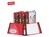 Staples BETTER™ Presentatieringband, A4, PP, Ringcapaciteit 25 mm, 4 rings, Rood