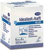 Idealast-haft color Binde 5 x rot 5 x blau Hartmann 4 cm x 4 m (10 Stück), Detailansicht