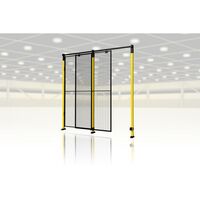 X-GUARD machine protective fencing, add-on door kit (without door panel element, uprights and locking mechanism)