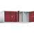 Altillo CLASSIC, puertas batientes que cierran al ras entre sí, 4 compartimentos, anchura de compartimento 300 mm, gris luminoso / rojo rubí.