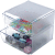 Organiser Cube transparent 2 Schubladen 15x15x18,2cm