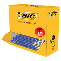 Kugelschreiber BIC M10 Clic Value Pack 90+10 (BLAU)